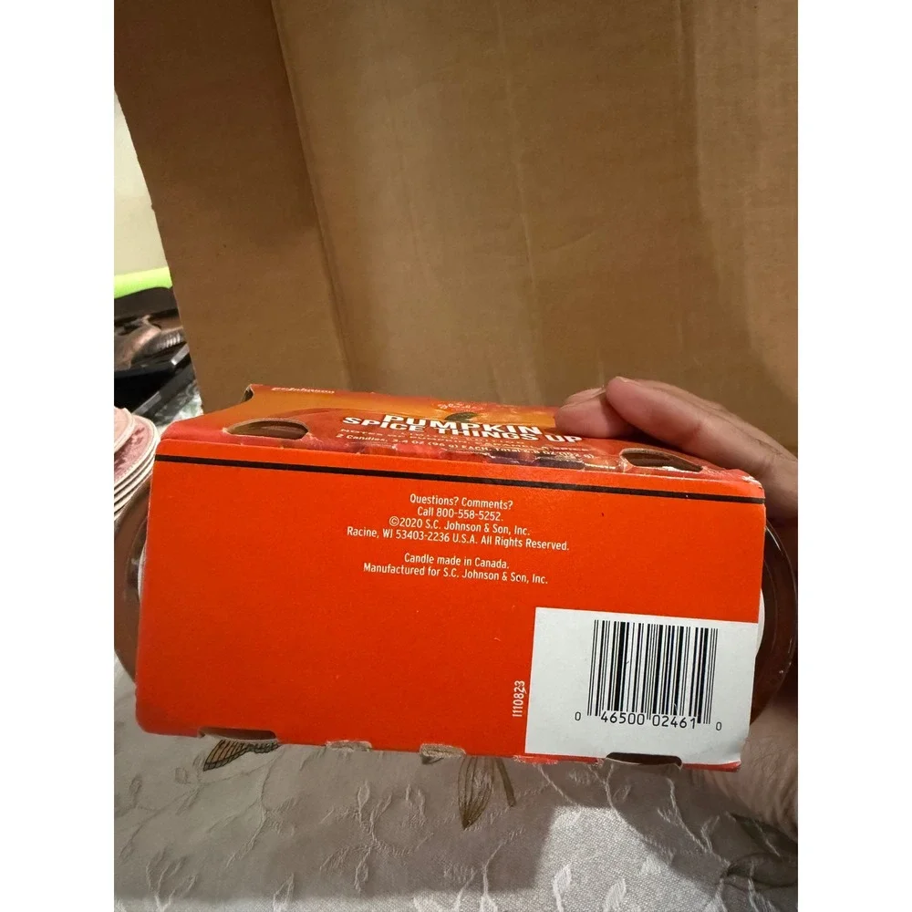 Glade Pumpkin Spice‎ Things Up Limited Edition Jar Candles 2 Pack 3.4 oz Each